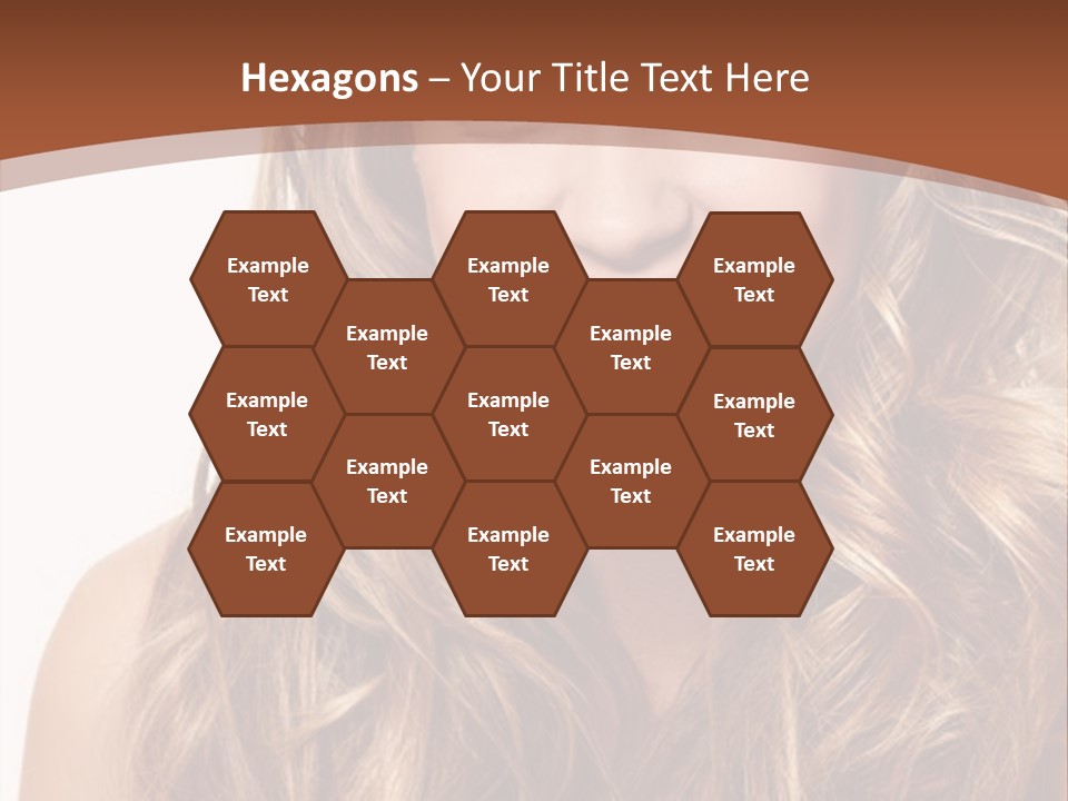 A Woman With Long Blonde Hair Smiling For The Camera PowerPoint Template