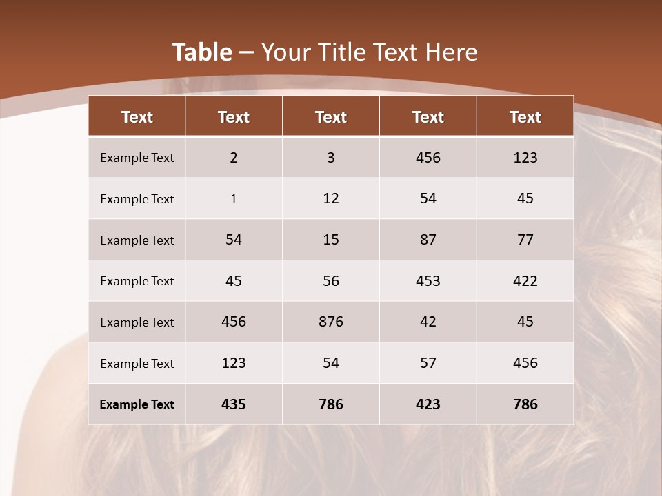 A Woman With Long Blonde Hair Smiling For The Camera PowerPoint Template