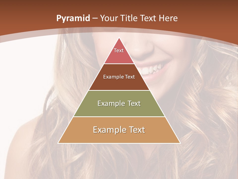 A Woman With Long Blonde Hair Smiling For The Camera PowerPoint Template