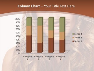 A Woman With Long Blonde Hair Smiling For The Camera PowerPoint Template