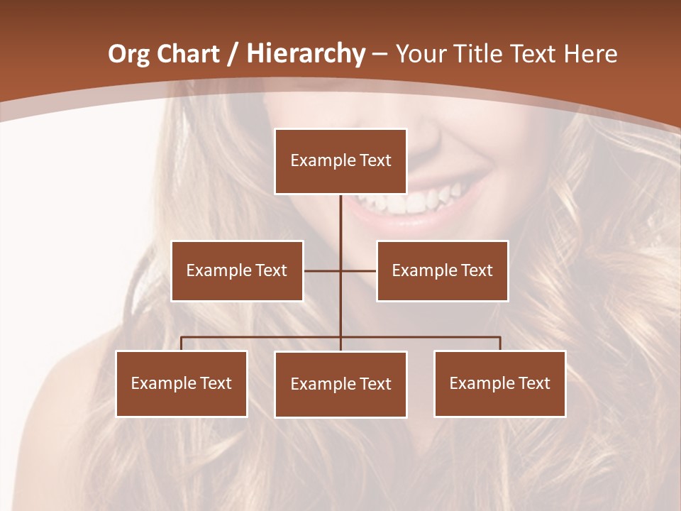 A Woman With Long Blonde Hair Smiling For The Camera PowerPoint Template