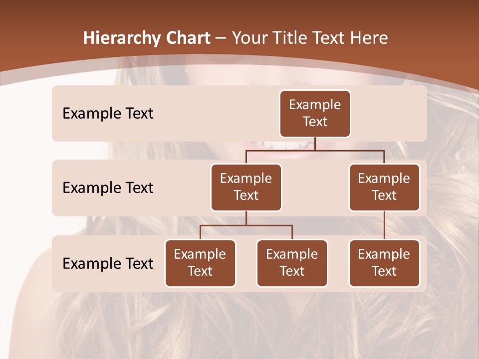 A Woman With Long Blonde Hair Smiling For The Camera PowerPoint Template