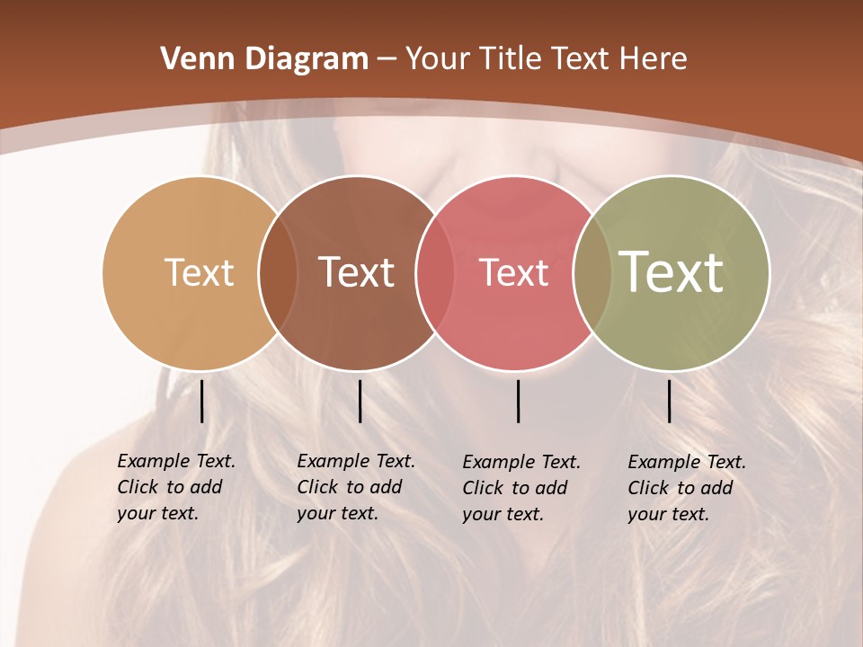 A Woman With Long Blonde Hair Smiling For The Camera PowerPoint Template
