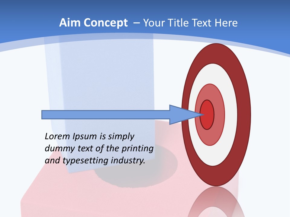 Round Peg Match PowerPoint Template