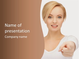 People  Lady PowerPoint Template