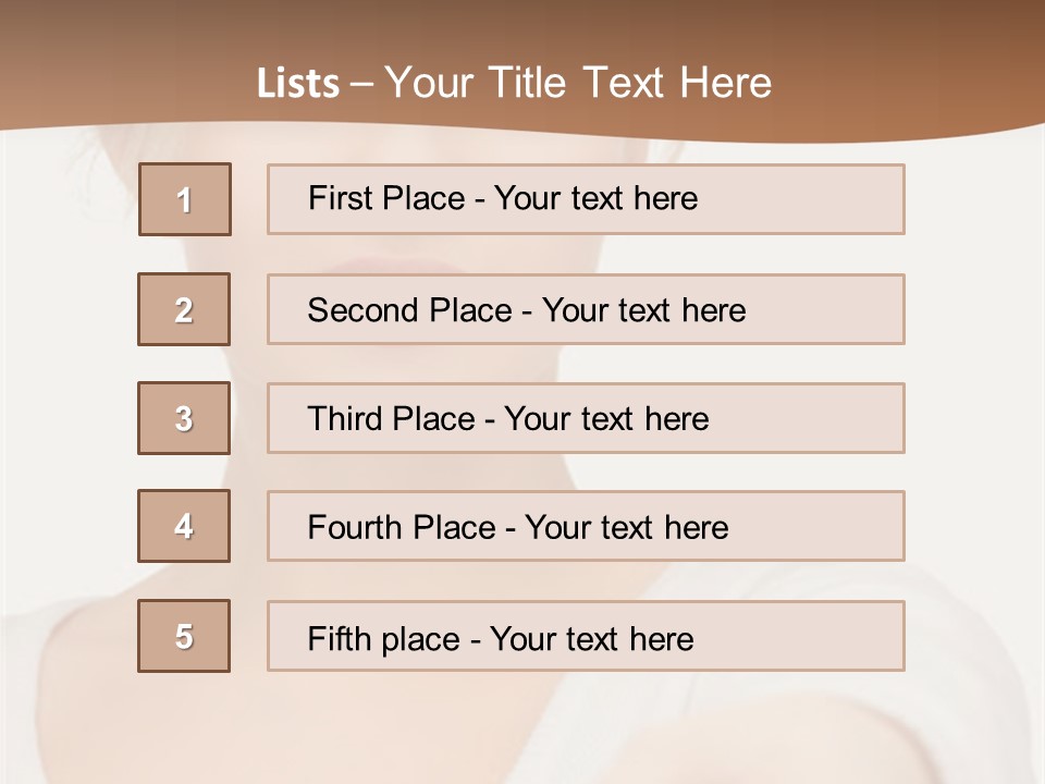 People  Lady PowerPoint Template
