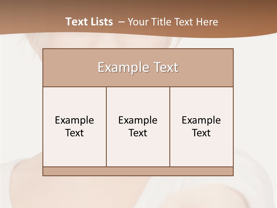 People  Lady PowerPoint Template