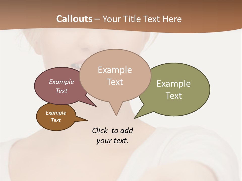 People  Lady PowerPoint Template