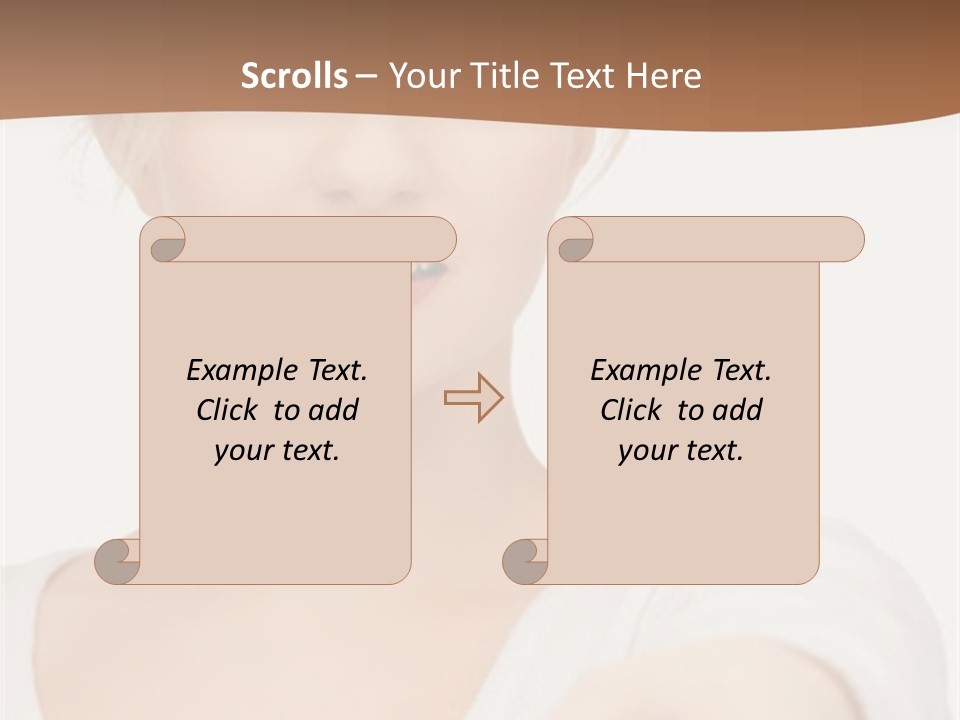 People  Lady PowerPoint Template