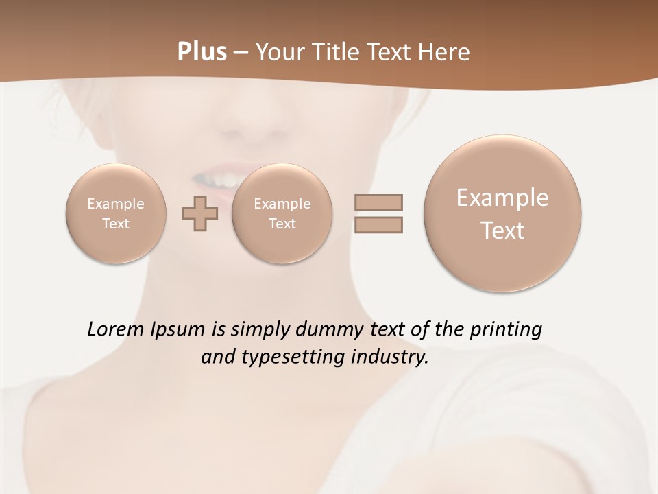 People  Lady PowerPoint Template