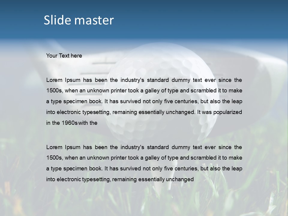 Focus White Happy PowerPoint Template
