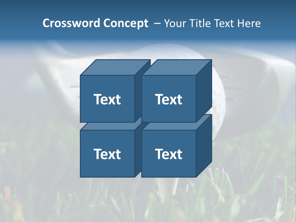 Focus White Happy PowerPoint Template