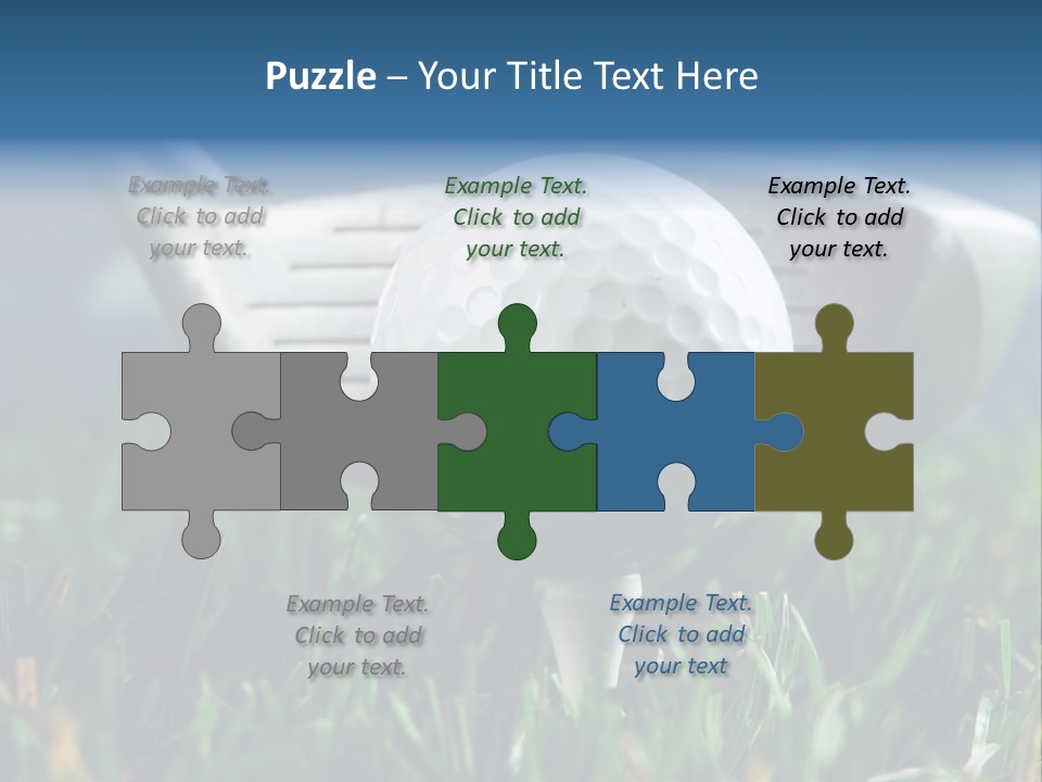 Focus White Happy PowerPoint Template