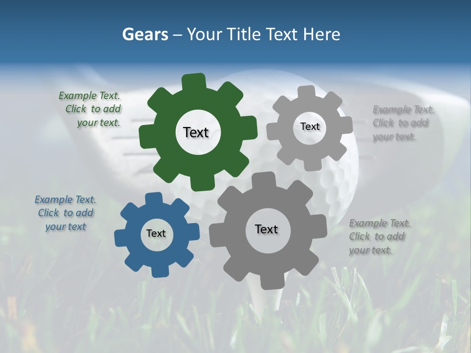 Focus White Happy PowerPoint Template