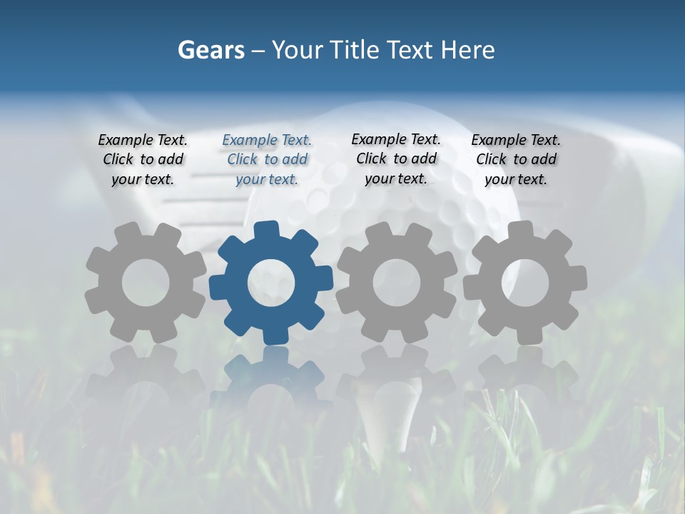 Focus White Happy PowerPoint Template