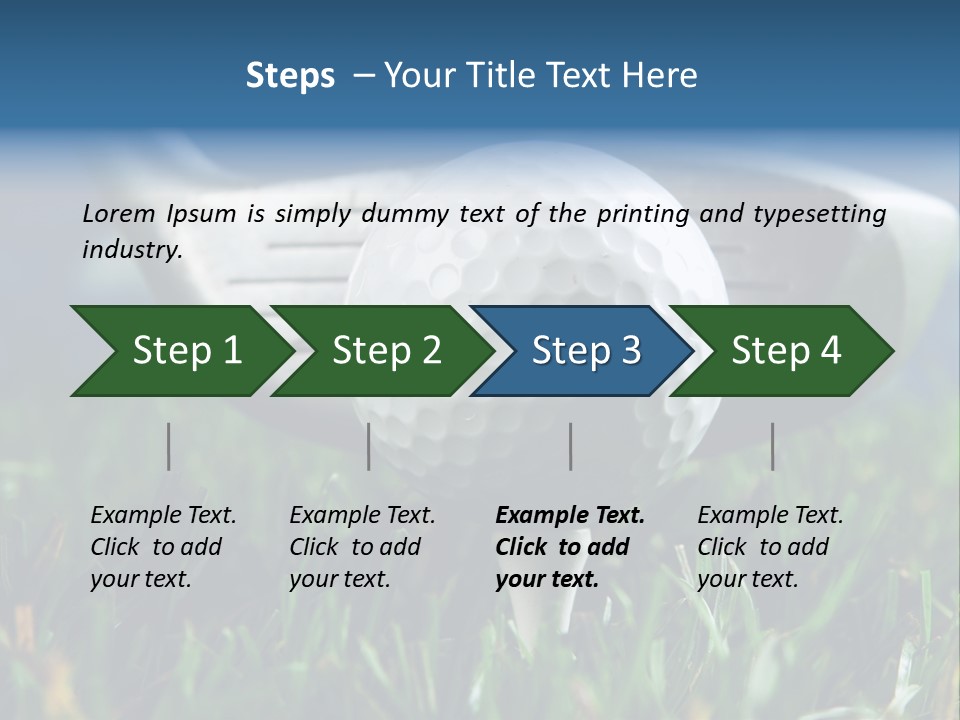 Focus White Happy PowerPoint Template