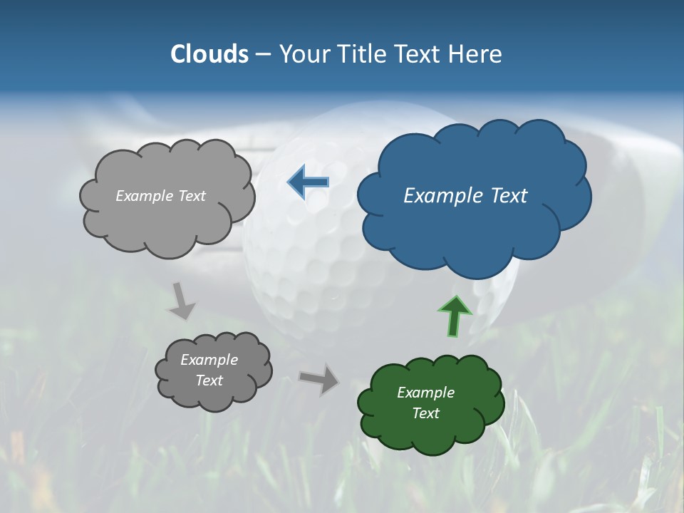 Focus White Happy PowerPoint Template
