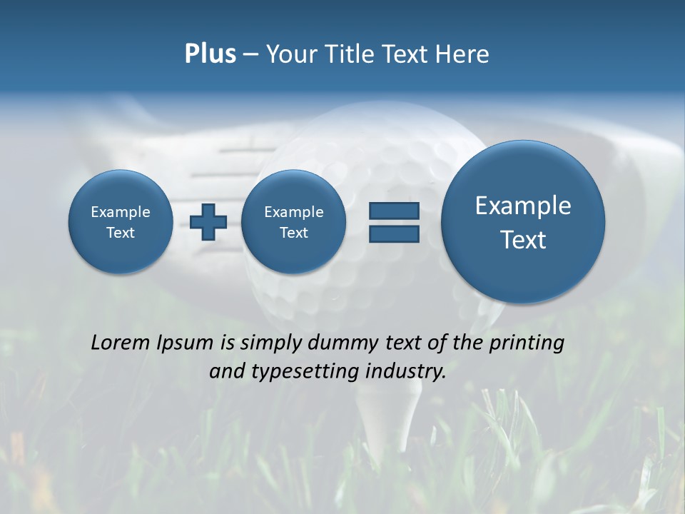 Focus White Happy PowerPoint Template