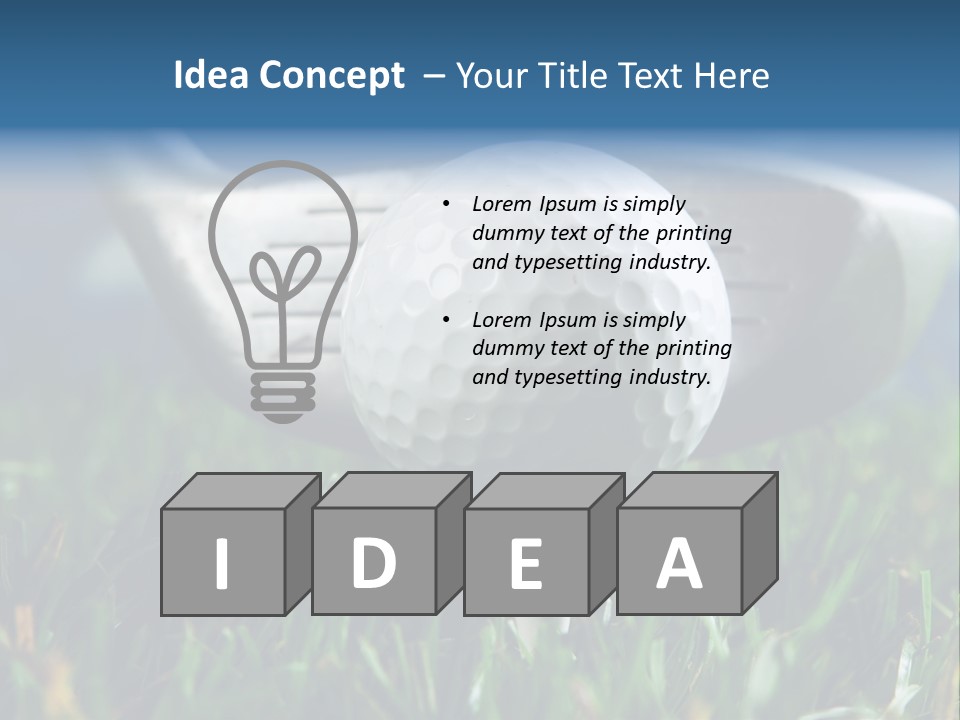 Focus White Happy PowerPoint Template