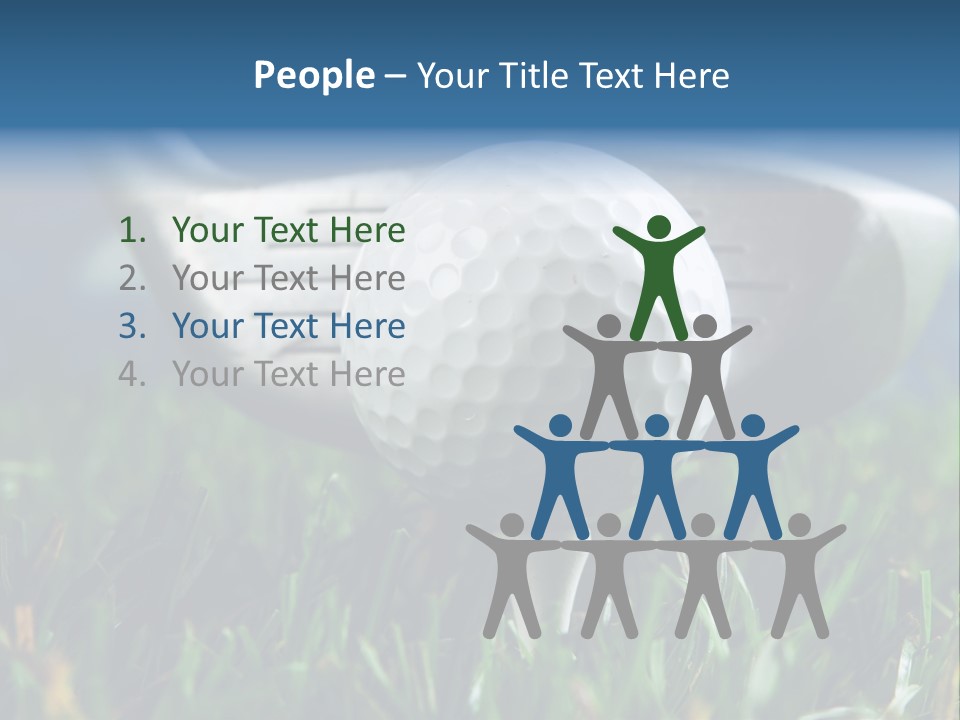 Focus White Happy PowerPoint Template