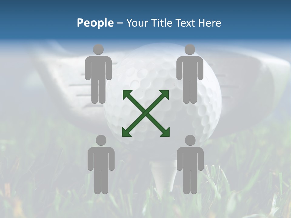 Focus White Happy PowerPoint Template