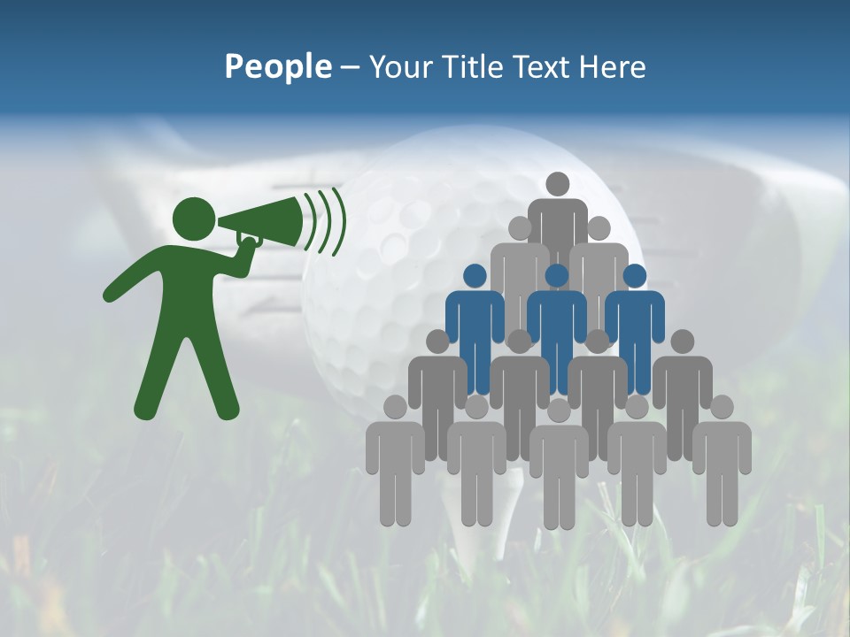 Focus White Happy PowerPoint Template