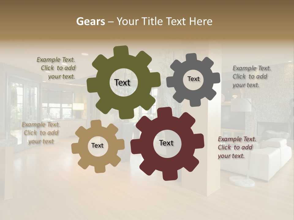 Table Show Architecture PowerPoint Template