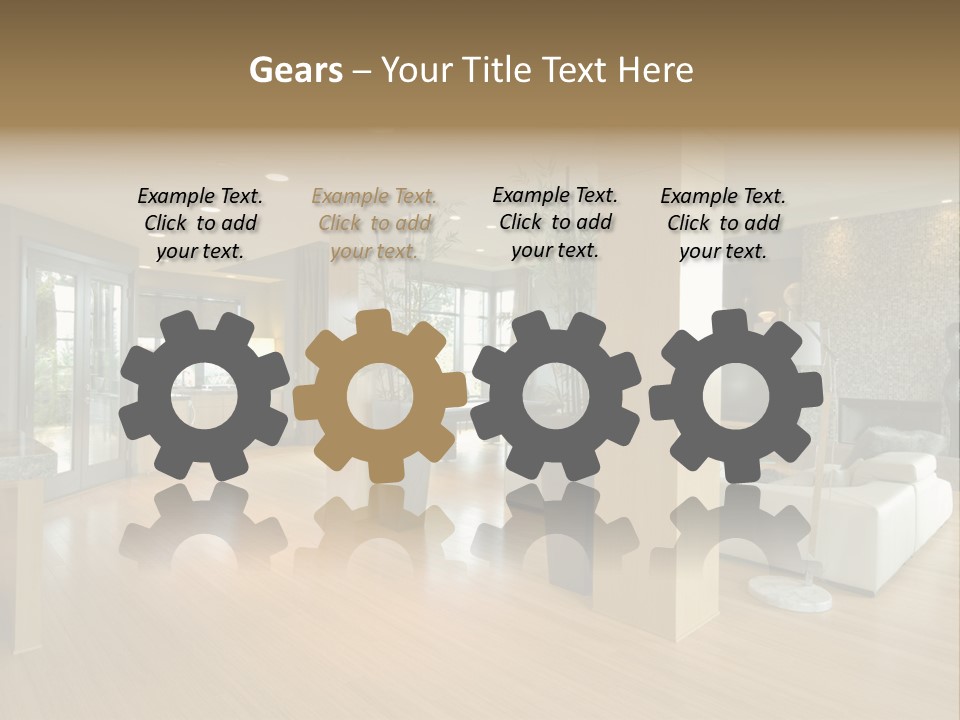 Table Show Architecture PowerPoint Template