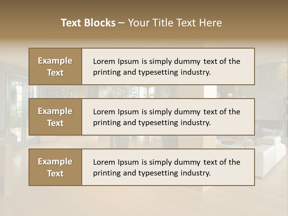 Table Show Architecture PowerPoint Template