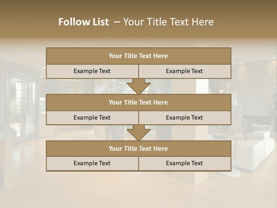 Table Show Architecture PowerPoint Template