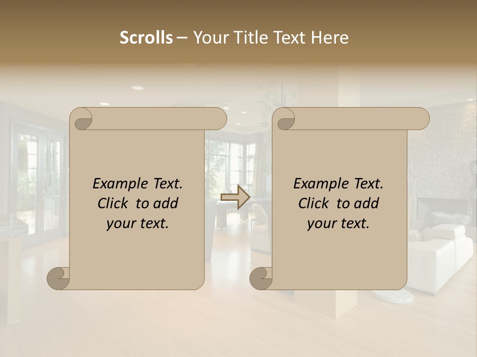 Table Show Architecture PowerPoint Template