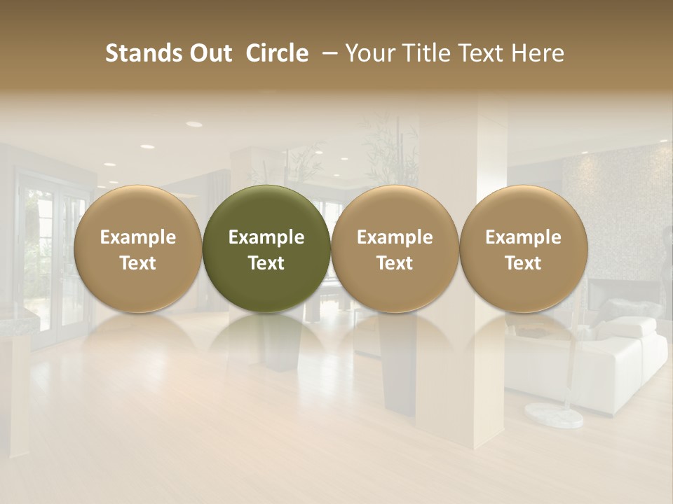 Table Show Architecture PowerPoint Template