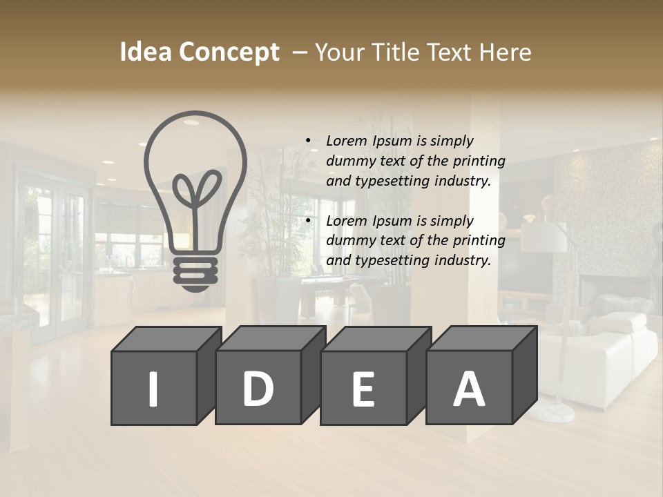 Table Show Architecture PowerPoint Template