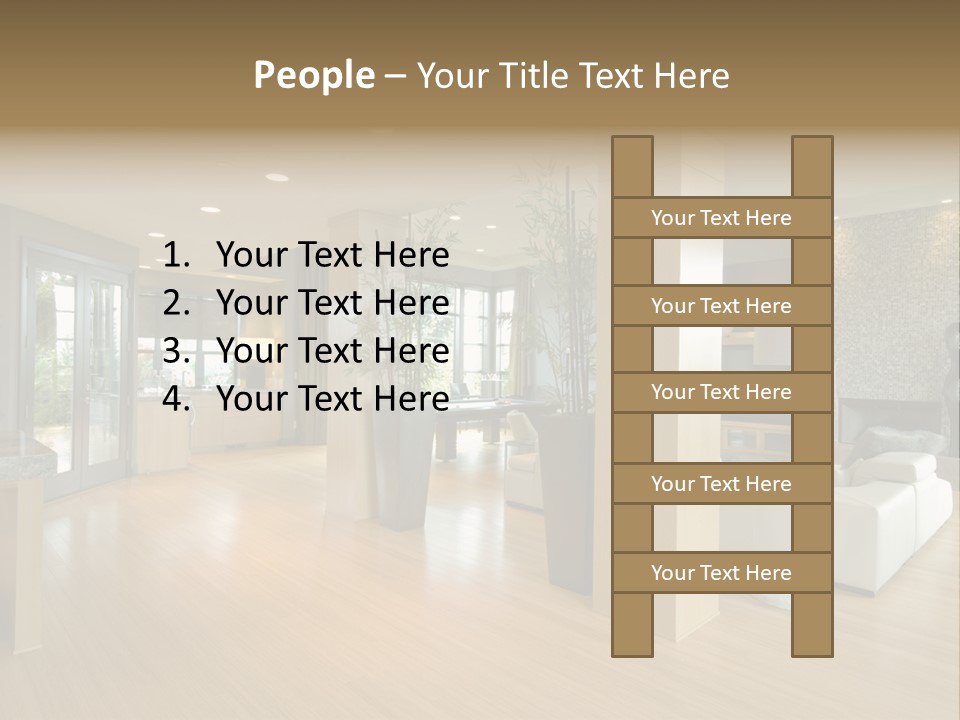Table Show Architecture PowerPoint Template