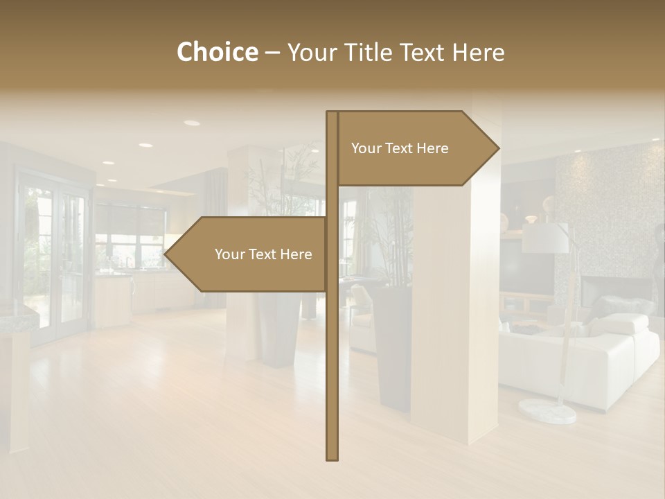 Table Show Architecture PowerPoint Template