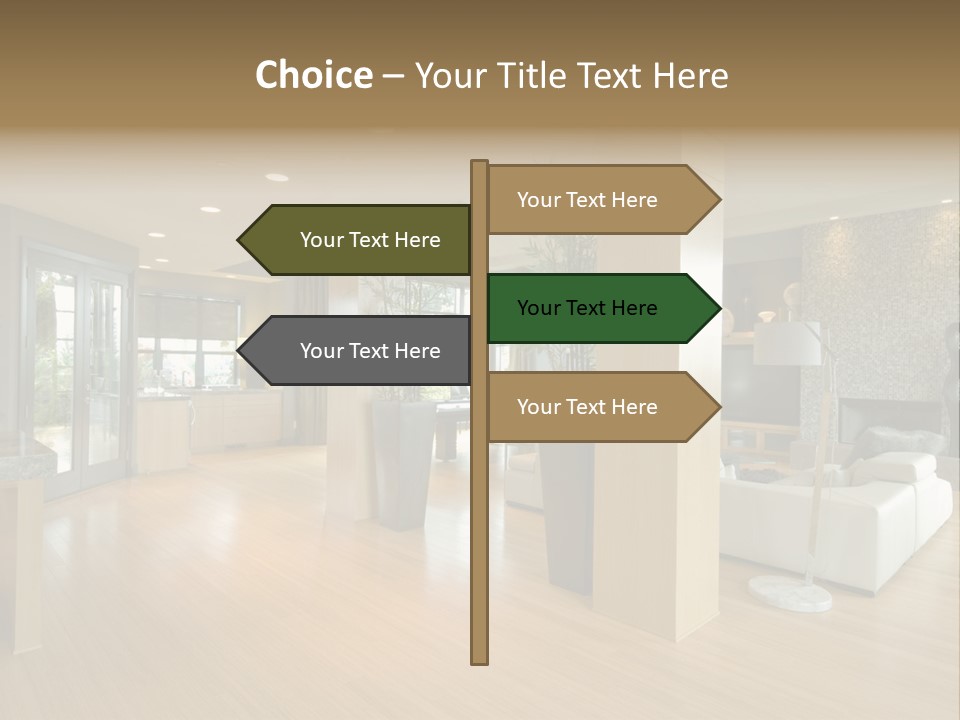 Table Show Architecture PowerPoint Template