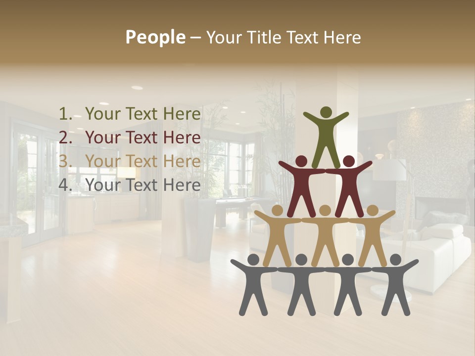 Table Show Architecture PowerPoint Template