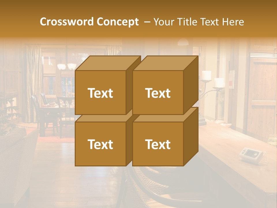 Fresh Luxury Lying PowerPoint Template
