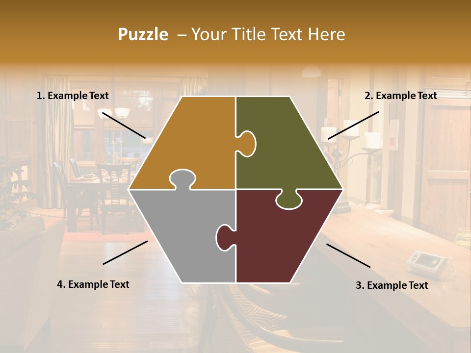 Fresh Luxury Lying PowerPoint Template