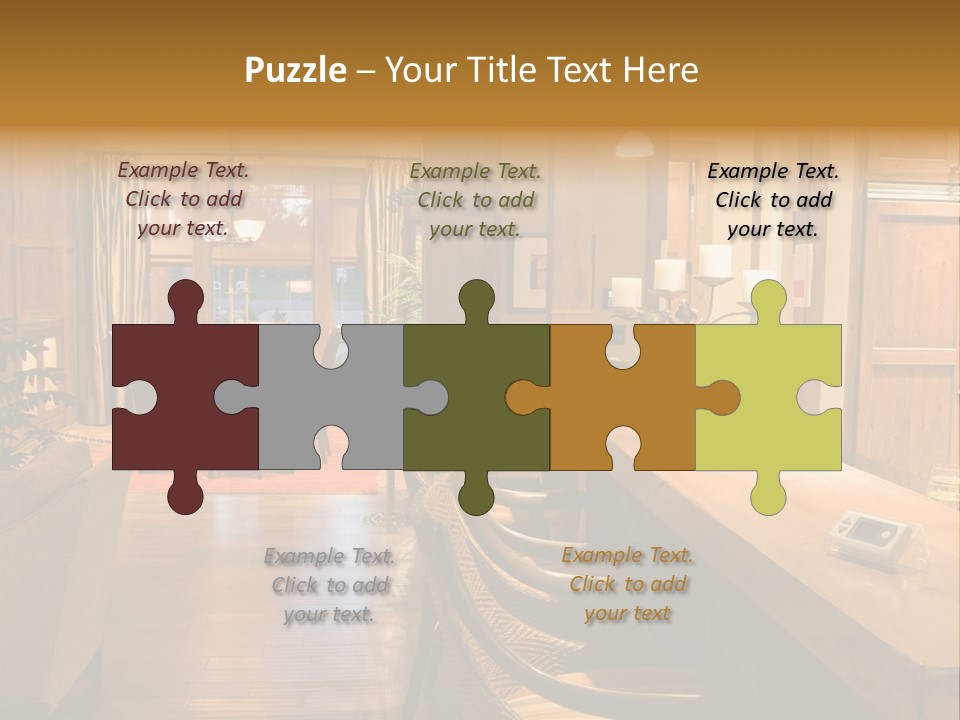 Fresh Luxury Lying PowerPoint Template