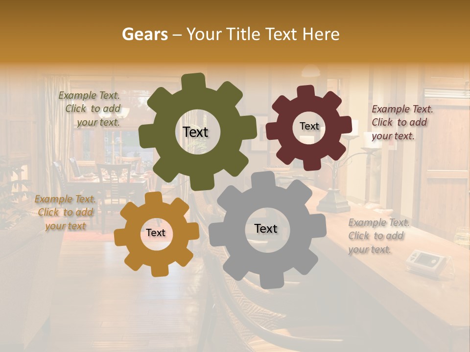 Fresh Luxury Lying PowerPoint Template