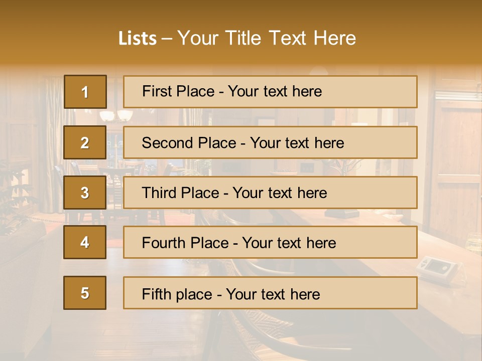 Fresh Luxury Lying PowerPoint Template