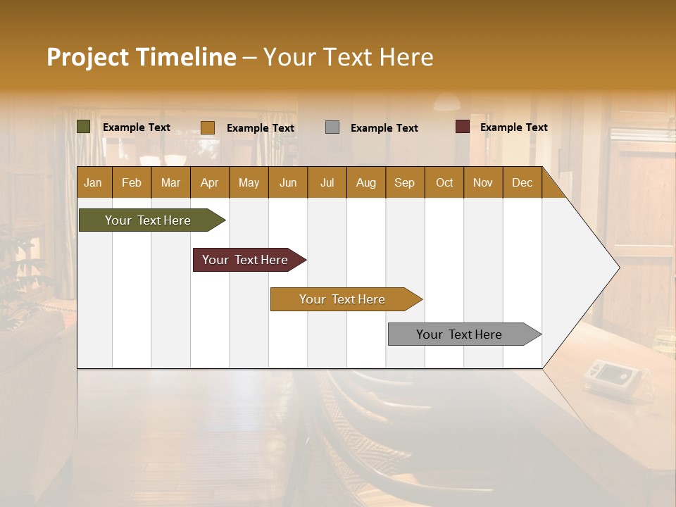 Fresh Luxury Lying PowerPoint Template