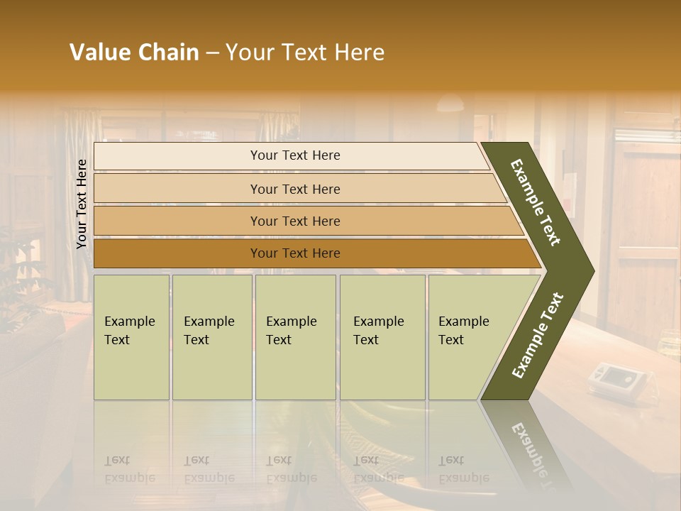 Fresh Luxury Lying PowerPoint Template