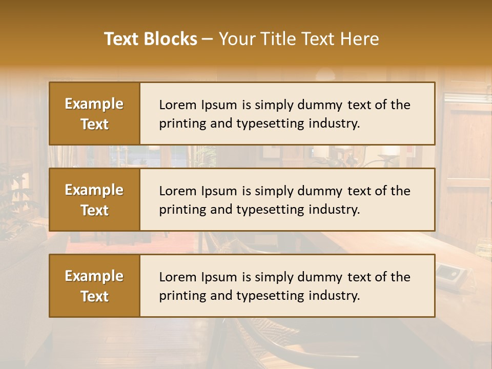 Fresh Luxury Lying PowerPoint Template