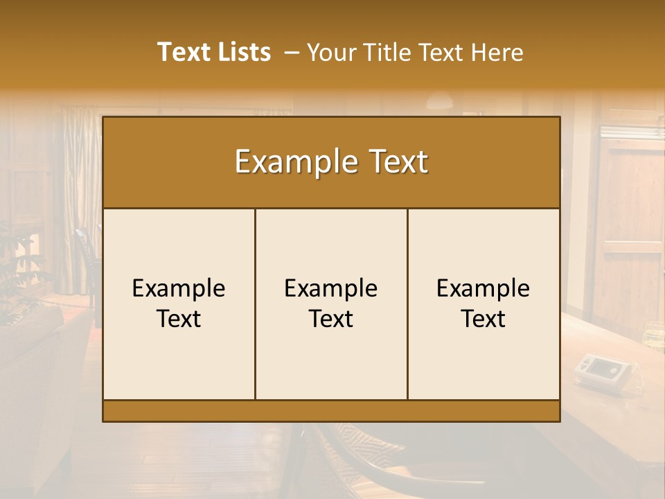 Fresh Luxury Lying PowerPoint Template