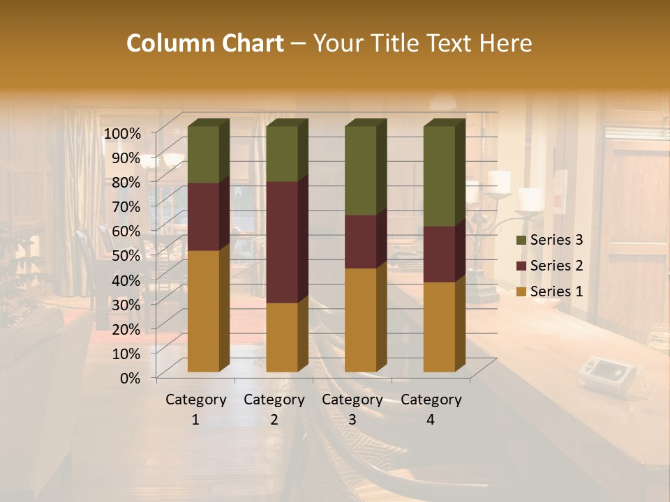 Fresh Luxury Lying PowerPoint Template