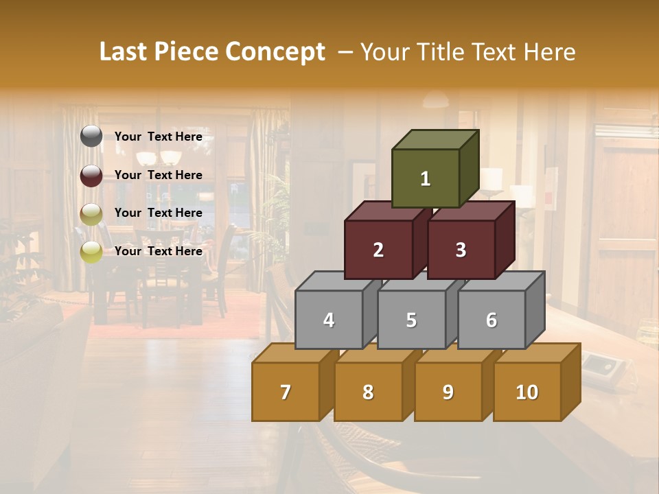 Fresh Luxury Lying PowerPoint Template