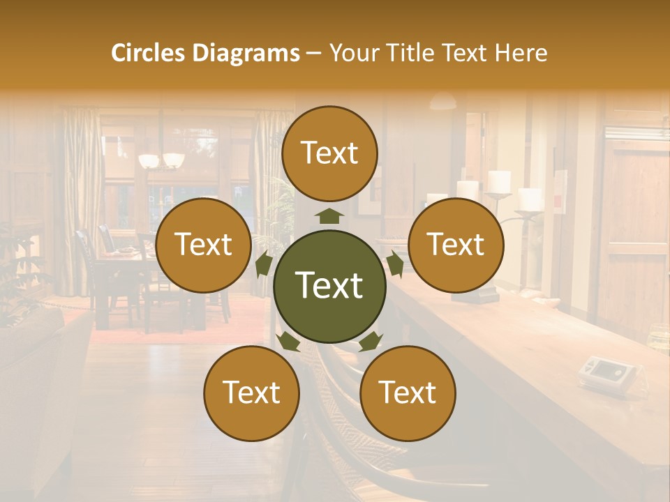 Fresh Luxury Lying PowerPoint Template