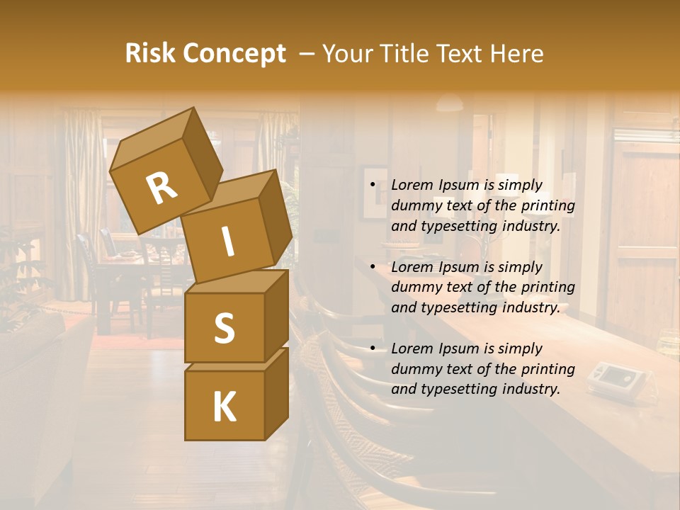 Fresh Luxury Lying PowerPoint Template